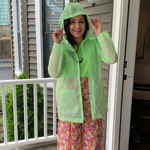 Joe Fresh Neon Green Hooded Jacket